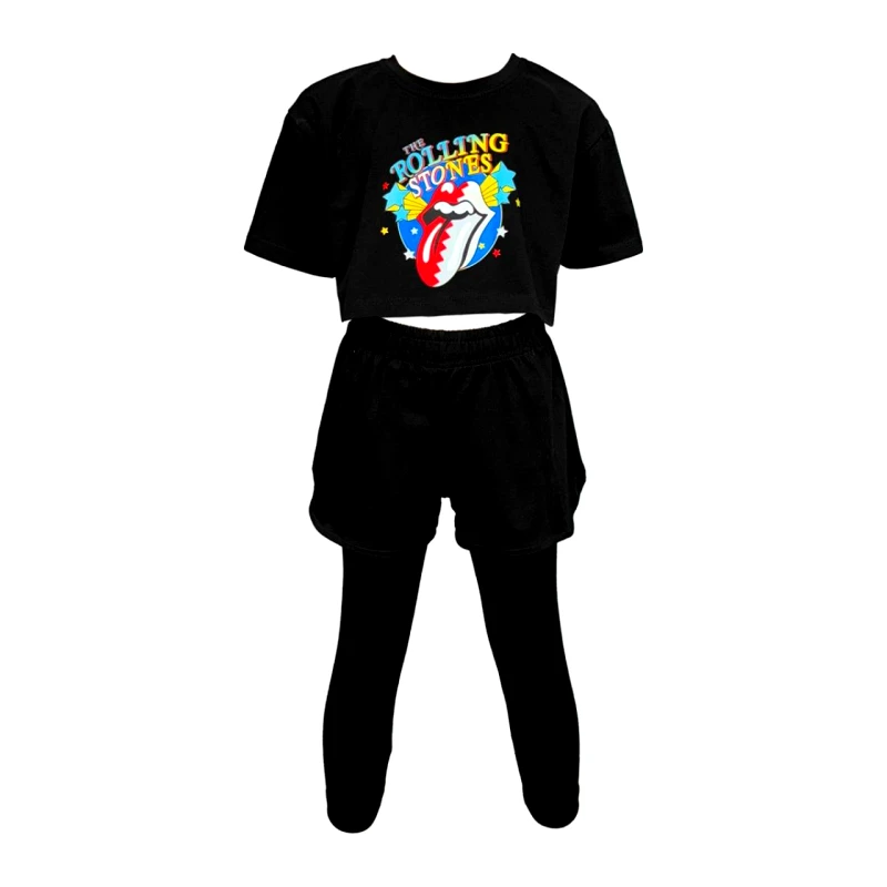 ACTION Σετ μακό 3 τεμ.κορίτσι Action-22530058-Black