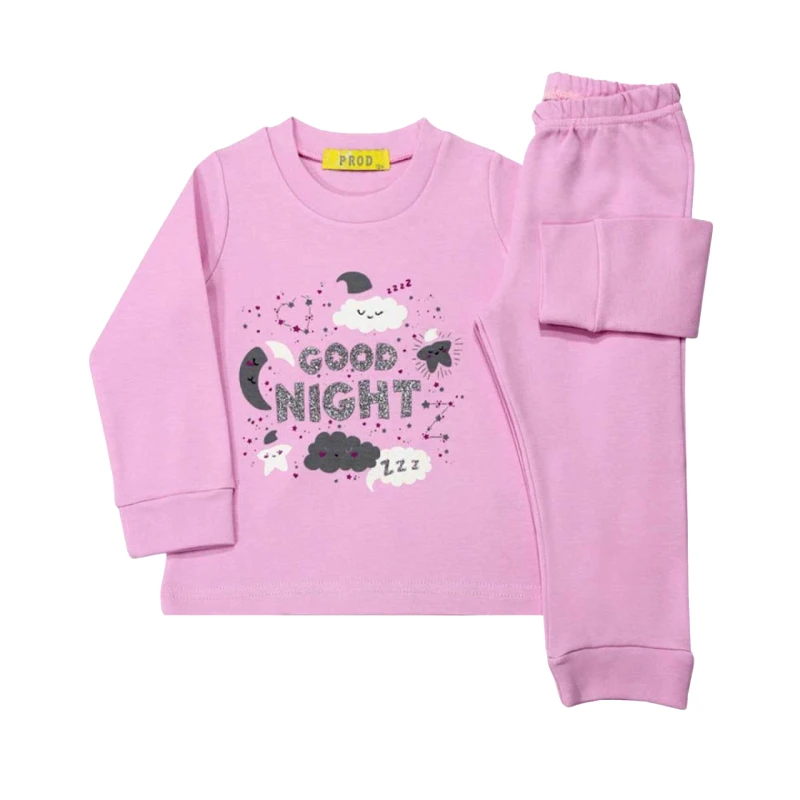 PROD Πιτζάμα μπεμπέ μακό κορίτσι Prod-6770151-Pink