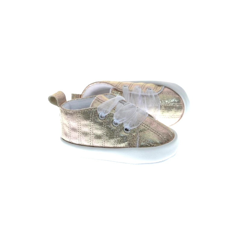 EMC Παπουτσάκι μπεμπέ αγκαλιάς κορίτσι EMC-SC0084-2268-GOLD