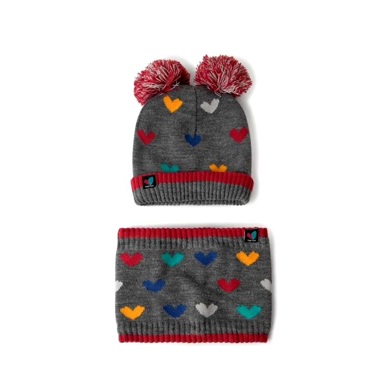 TUC TUC Σετ σκουφάκι-λαιμός κορίτσι tuc tu-11339660-GRIS