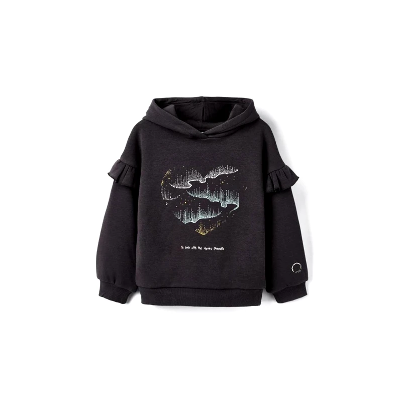 ZIPPY Μπλούζα φούτερ thermal κορίτσι ZIPPY-31055819010-GREY