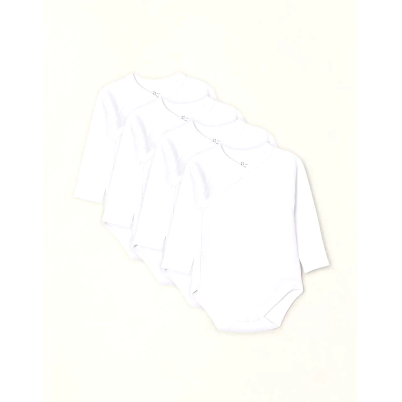 ZIPPY Φορμάκια ολόσωμα 4 pack.unisex ZIPPY-31056885041-WHITE