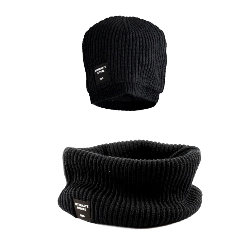 I DO Σετ σκούφος 2 τεμ αγόρι I DO-4.5093-0658-Black