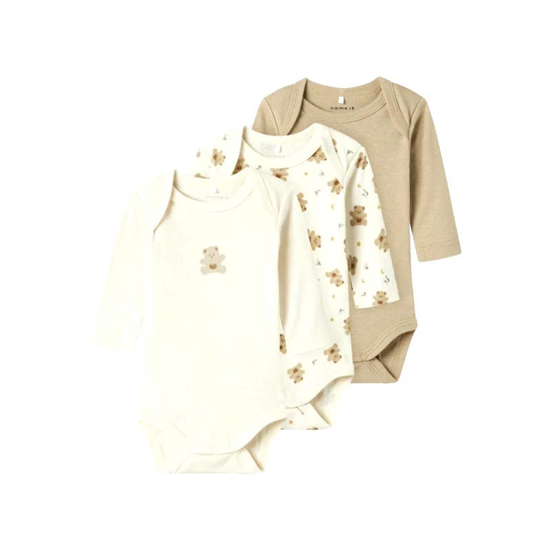 Name it Φορμάκια σετ 3 τεμ. μπεμπέ unisex name it-13241729-Jet Stream