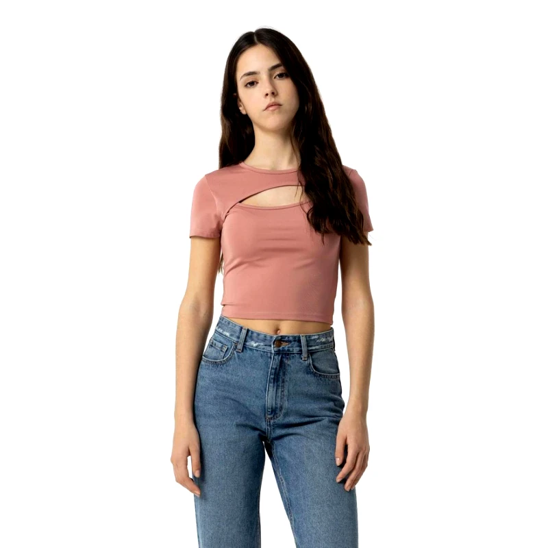 TIFFOSI Μπλούζα crop κορίτσι Tiffosi-10054175-616-Pink