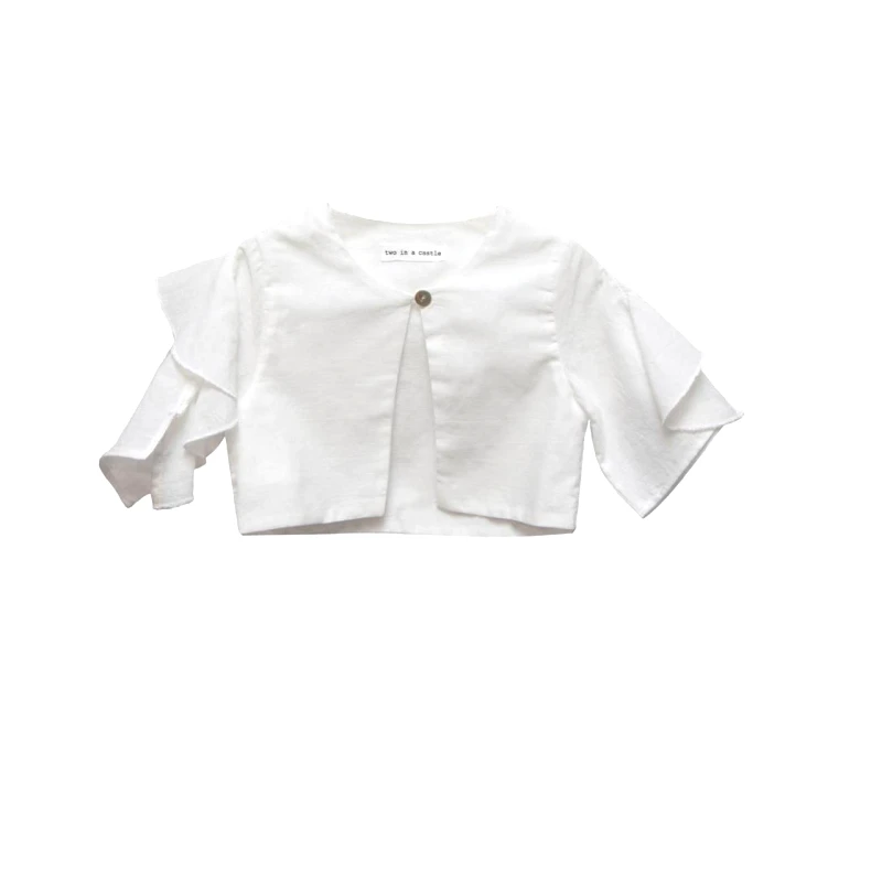 TWO IN A CASTLE Ζακέτα μπεμπέ κορίτσι Two in a castle-T5177-OFF WHITE