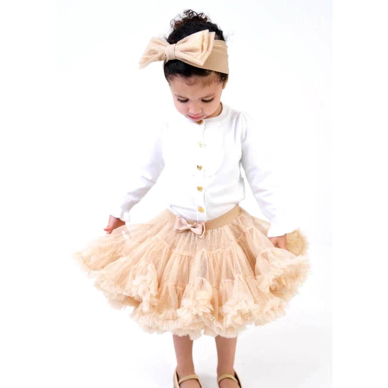 Angel's Face Φούστα tutu μπεμπέ κορίτσι Angel's Face-Kitty Baby Sparkle Tutu-Sand