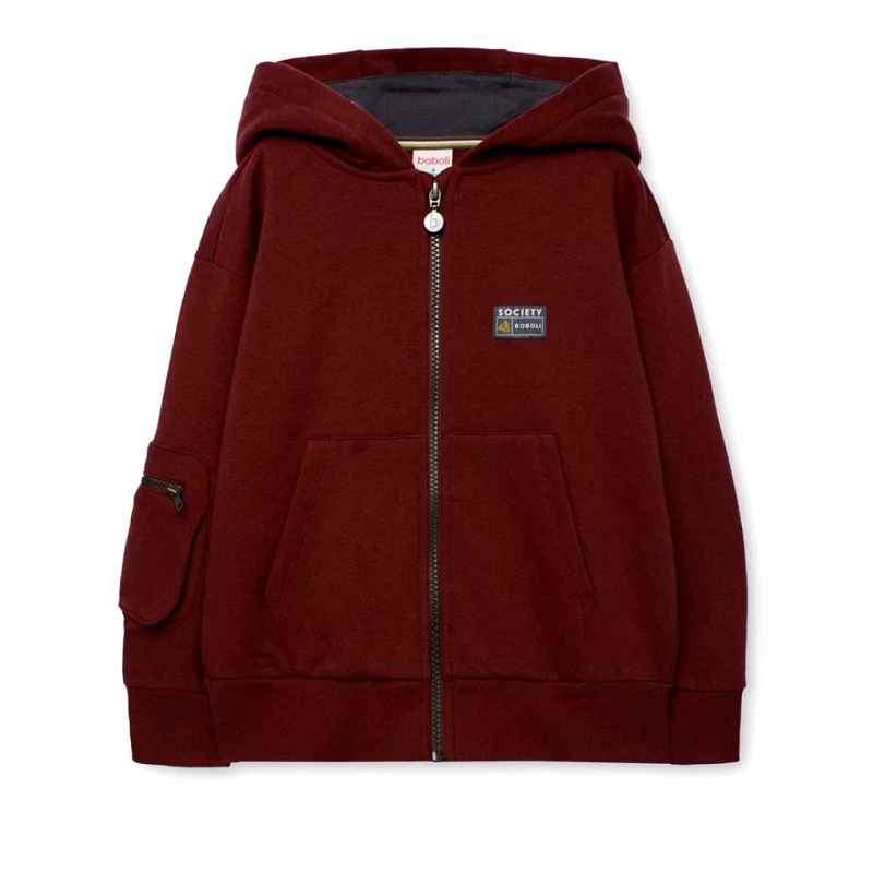 BOBOLI Ζακέτα φούτερ αγόρι Boboli-512132-7444-Red