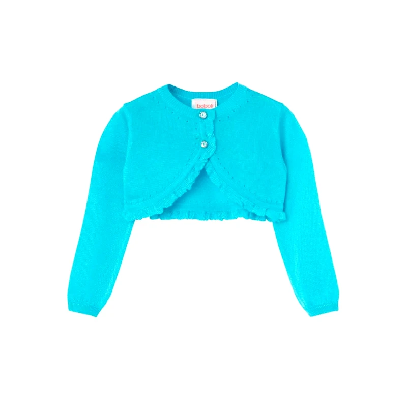 BOBOLI Ζακέτα-μπολερό πλεκτή κορίτσι Boboli-701312-2617-Turquoise