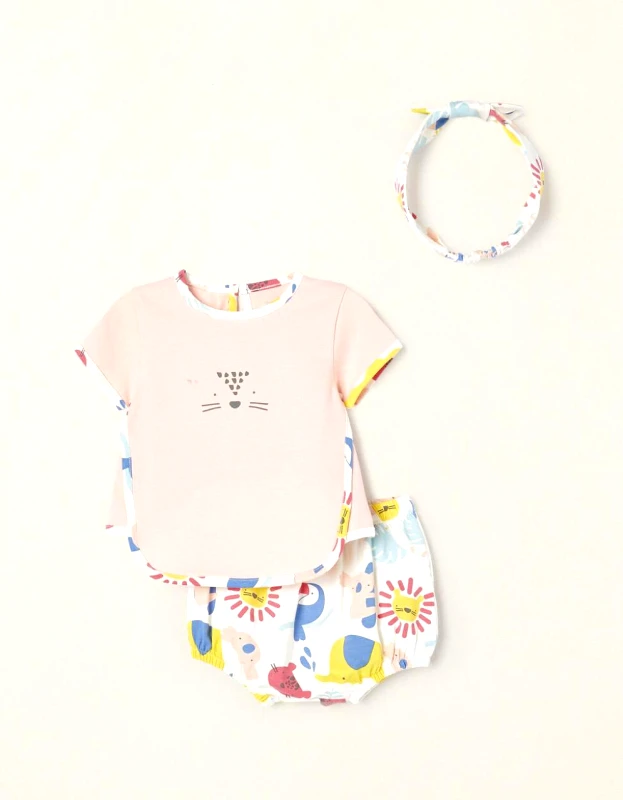 ZIPPY Σετ μπεμπέ μακό κορίτσι Zippy-31052690038-Pink
