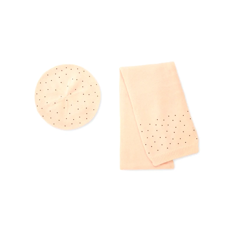 NATH Σετ 2 τεμ.σκούφος-μπερές κορίτσι Nath-KG09A401E3-Beige