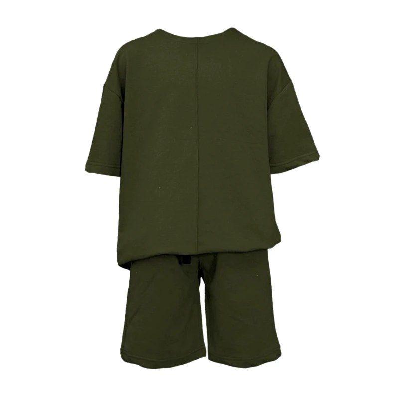 ACTION Σετ φούτερ oversized αγόρι Action-22510041-Green