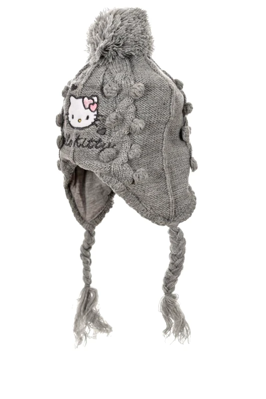 SUPER HEROES Σκουφάκι μπεμπέ κορίτσι Hello Kitty -HM4273-GREY