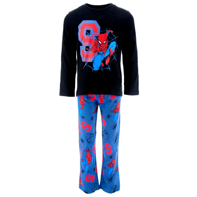 SUPER HEROES Πιτζάμα μακό αγόρι Spiderman-XH20040-BLACK