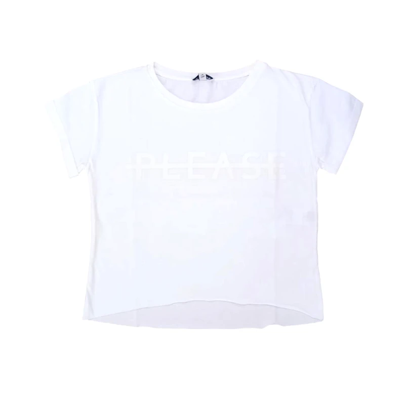 Please Μπλούζα μακό κορίτσι PLEASE-MBC2030G31-Cream