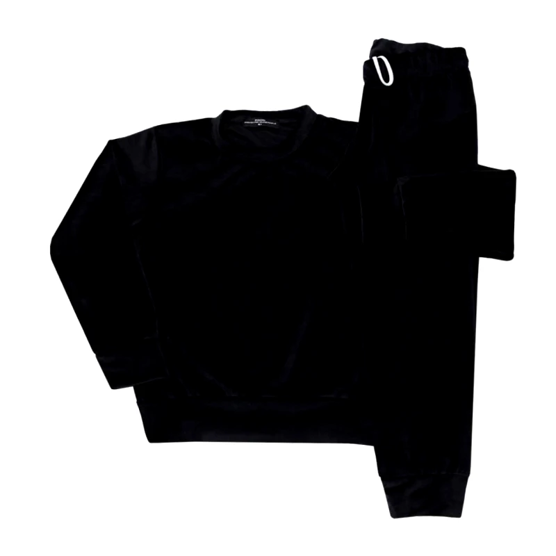 PROD Σετ φόρμα βελουτέ κορίτσι Prod-6630207-Black