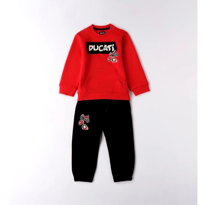 DUCATI Σετ φόρμα φούτερ αγόρι Ducati-G.F603-2236-Red