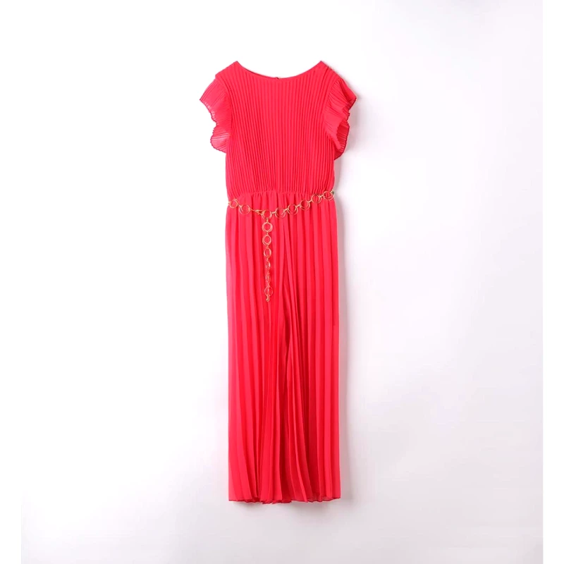 I DO Φόρμα υφασμάτινη ολόσωμη κορίτσι I DO-48546-2343-Coral