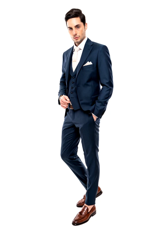 Fragosto Fragosto Κοστούμι της σειράς Zignone - SMA550 170 327 Blue Patone