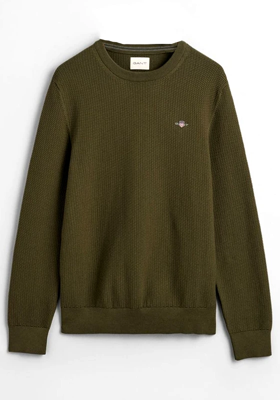 Gant GANT Sweater της σειράς Texture - 8030210 301 Juniper Green