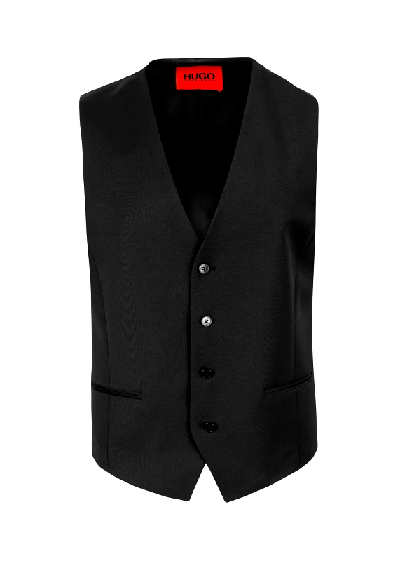 Hugo HUGO Γιλέκο της σειράς Vin212 σε Slim γραμμή - 50452790 001 Black