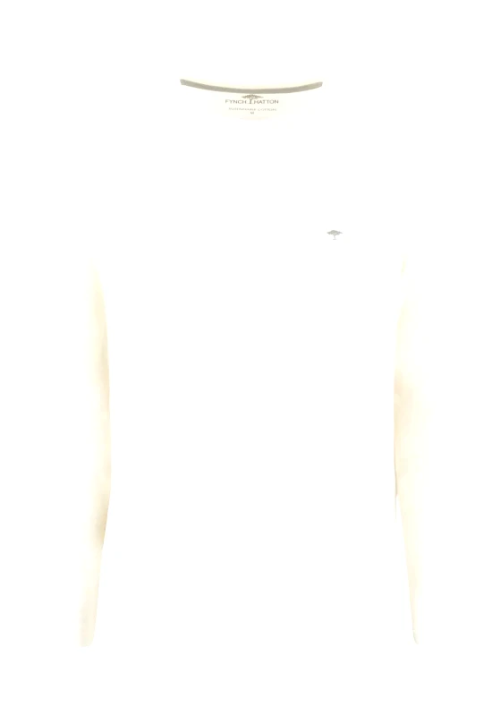 Fynch Hatton Fynch Hatton T Shirt της σειράς Basic - 1414 1510 823 Offwhite