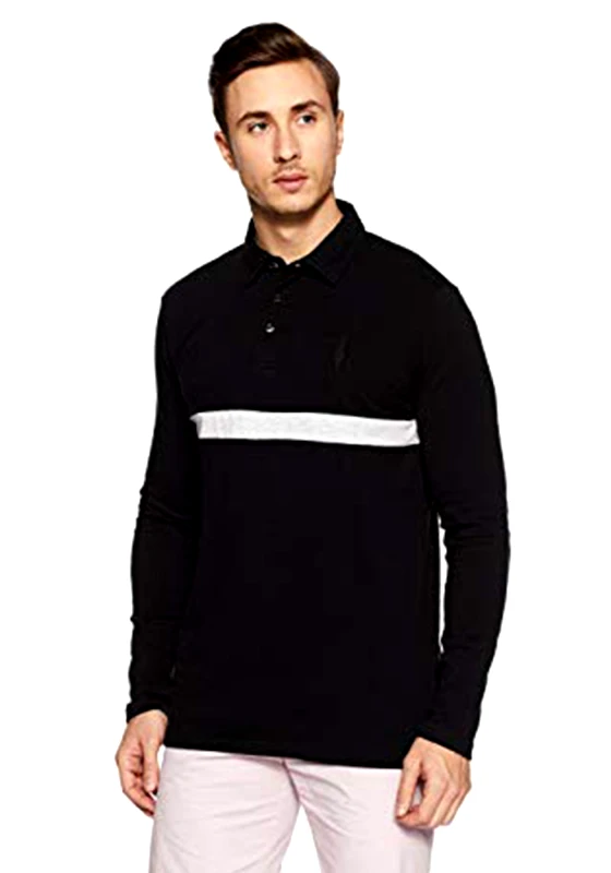 Trussardi Jeans Trussardi Long Sleeve Polo T-Shirt 52T00017