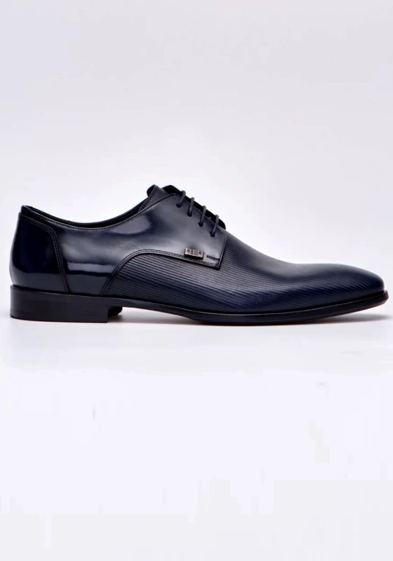 Boss Shoes BOSS Shoes Δερμάτινα Scarpe της σειράς Ramon - R4972 RMN Blue