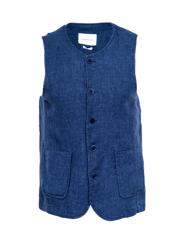 Hamaki-Ho Hamaki Ho Γιλέκο της σειράς Gilet - GL1046H 50 Blue
