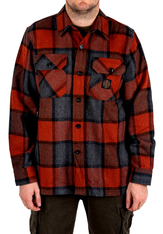 Staff Jeans & CO STAFF Overshirt της σειράς Castor - 61 112 048 N0086 Burnt Orange