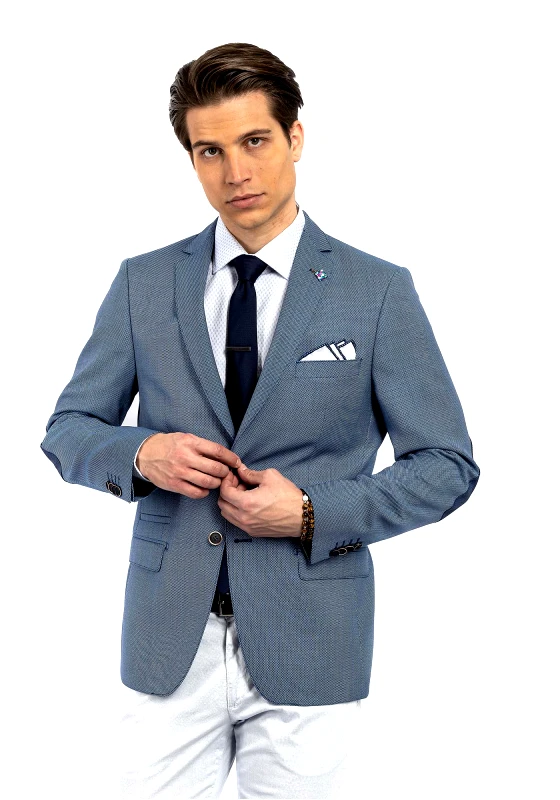 Fragosto Fragosto Custom Fit Blazer - Light blue