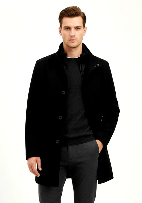 Daniel Hechter Daniel Hechter Ημί Παλτό της σειράς Hybrid - 50124 122270 990 Black