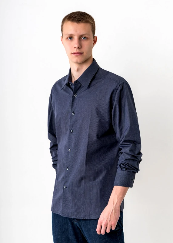Karl Lagerfeld Karl Lagerfeld Πουκάμισο της σειράς Stripe - 606003 671623 690 Blue