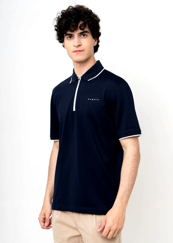 Bugatti Sportswear Bugatti Polo Μπλούζα της σειράς Stripe - 8150 75033C 390 Blue