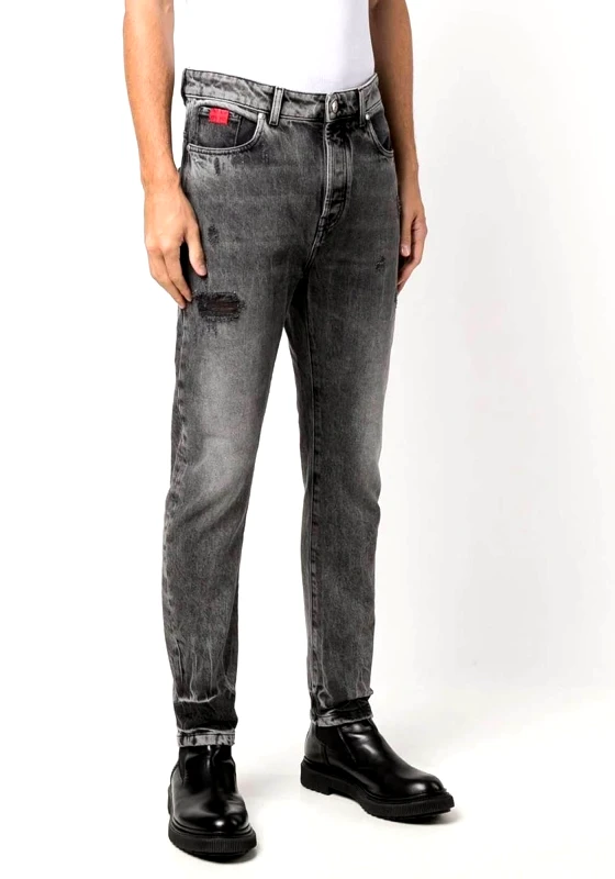 John Richmond John Richmond Jean Παντελόνι της σειράς Berit - RMA21181JE 9G W1834 Grey Medium
