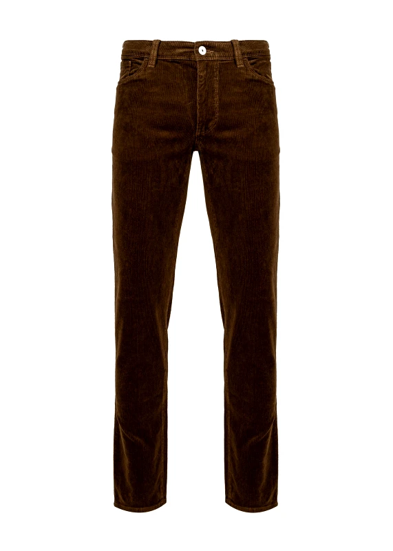 Hattric Hattric Κοτλέ Παντελόνι της σειράς Hunter - 60217411 688405 2304 22 Brown