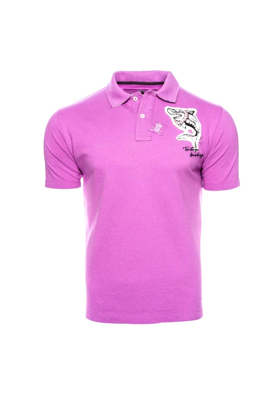La Tortuga La Tortuga Pique Polo μπλούζα σε Regular γραμμή - 11E6100U437SE01 3551 Peonia