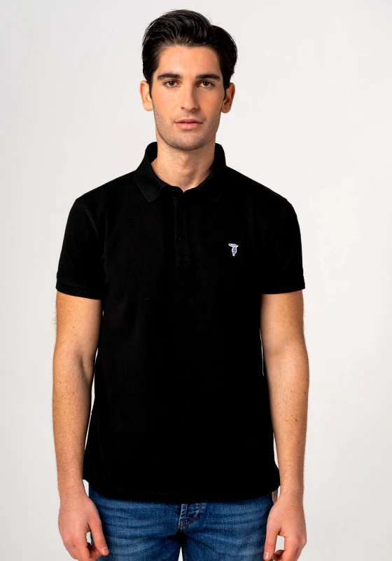 Trussardi Jeans Trussardi Jeans Polo Μπλούζα της σειράς Pique - 52T00597 1T005648 K299 Black