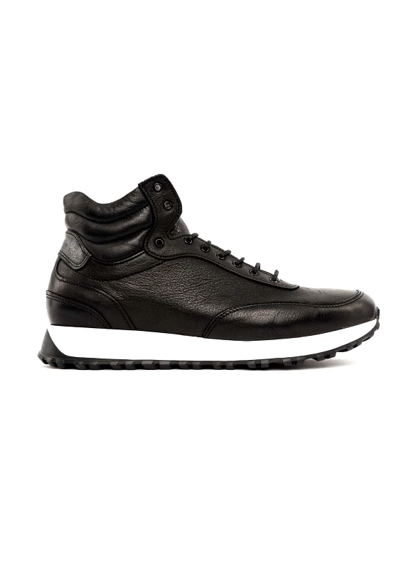 Alessandro Rossi Alessandro Rossi Δερμάτινα Sneaker-Boot της σειράς Sport - AR1852 013 Black