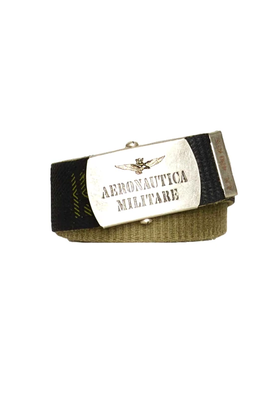 Aeronautica Militare Aeronautica Militare Ζώνη της σειράς Herringbone - CI292 07271 Khaki