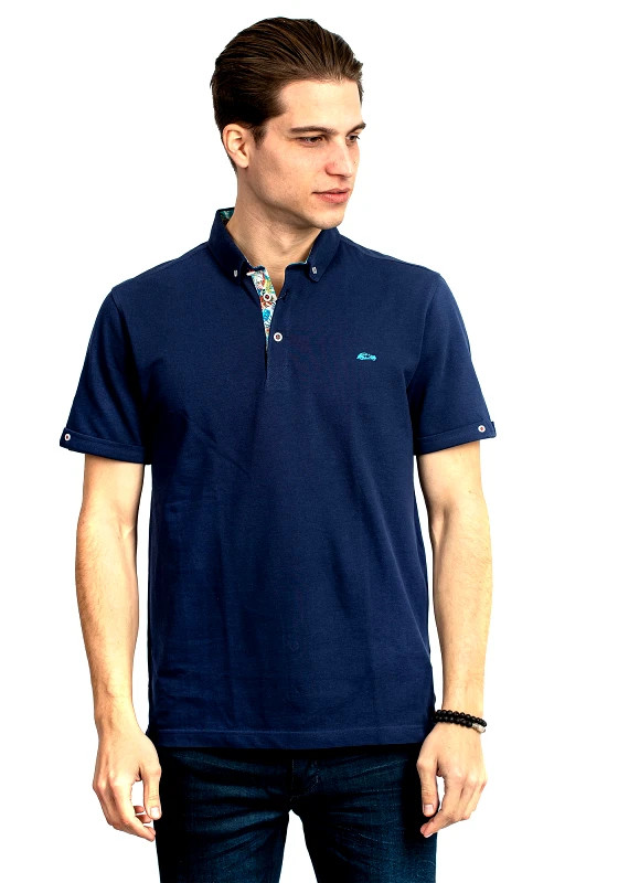 Dario Beltran Dario Beltran Polo T-Shirt 1705 - Navy
