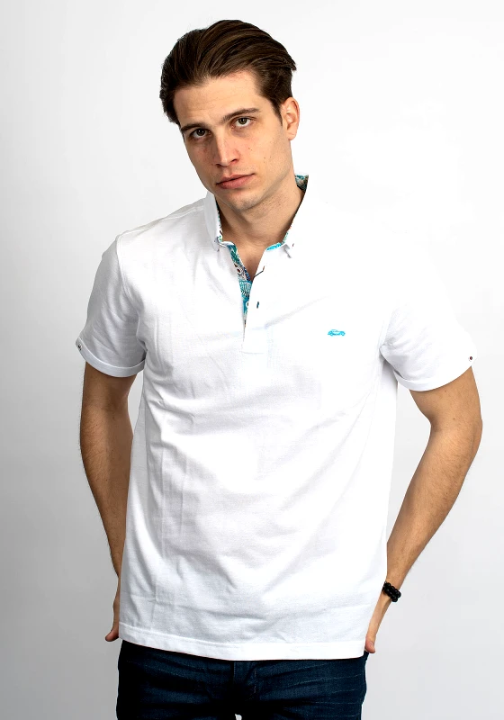 Dario Beltran Dario Beltran Polo T-Shirt 1705 - White