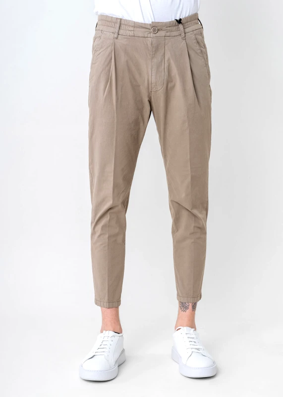 Drykorn Drykorn Υφασμάτινο Παντελόνι της σειράς Chasy - 270119 1715 Brown