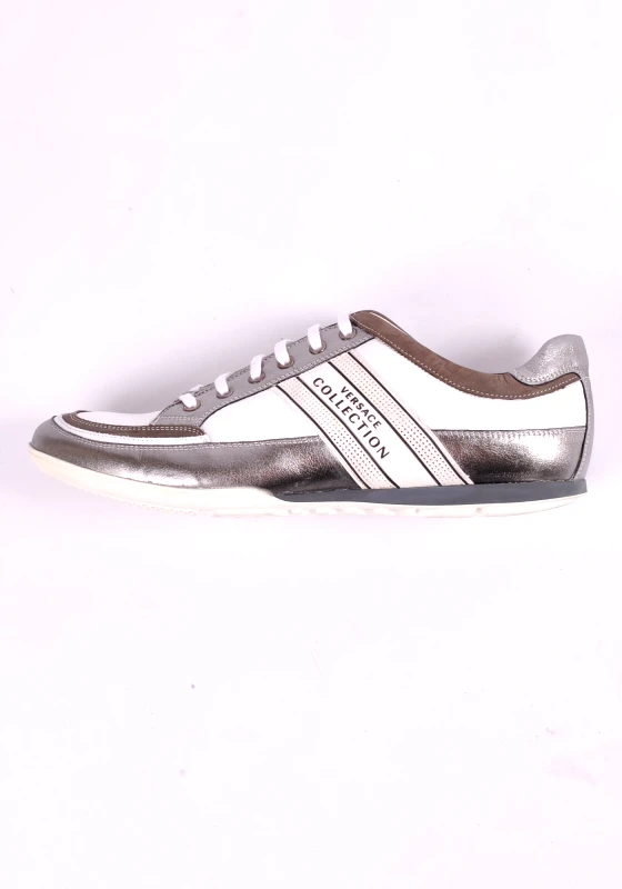 Versace Collection Leather Sneakers