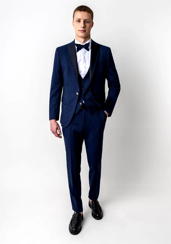 VERSACE 19.69 ABBIGLIAMENTO SPORTIVO SRL V1969 3 Pieces Κοστούμι της σειράς Adriano - 07.33.ADRIANO Navy