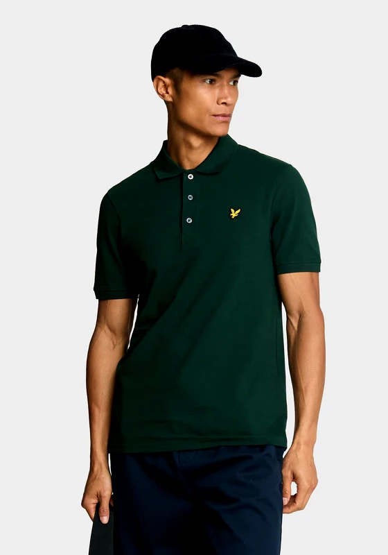LYLE & SCOTT Lyle & Scott Polo Μπλούζα της σειράς Plain - SP400VOG W486 Dark Green