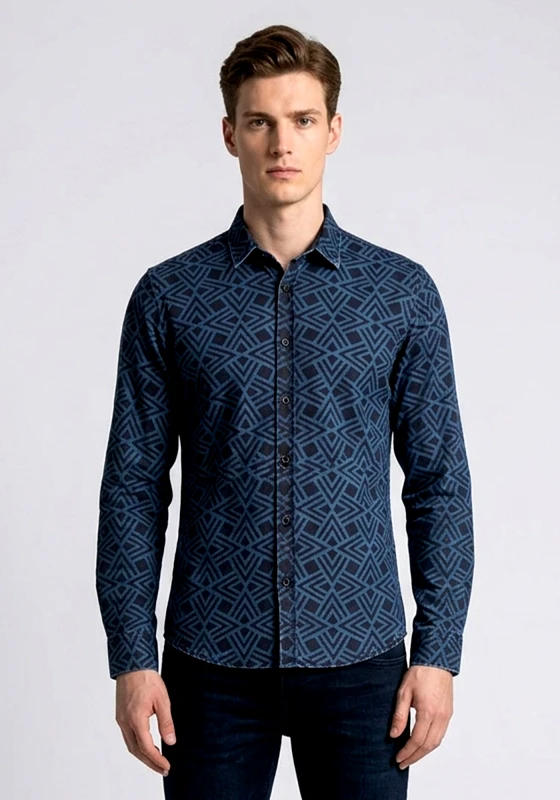 Antony Morato Antony Morato Πουκάμισο Denim - MMSL00306 FA430146 7010 BlueDenim