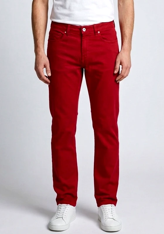 Alberto Alberto Denim Παντελόνι Pipe - 1560 3049 380 Red