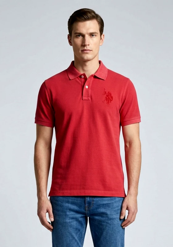 U.S. Polo Assn U.S. Polo Assn Μπλούζα Polo - 86586 43414 155 Red