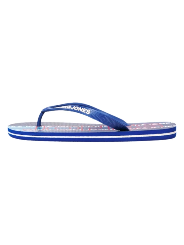 JACK&JONES ΣΑΓΙΟΝΑΡΕΣ JACK & JONES JFWLOGO 2.0 FLIP FLOP BLUE QUARTZ JACK&JONES